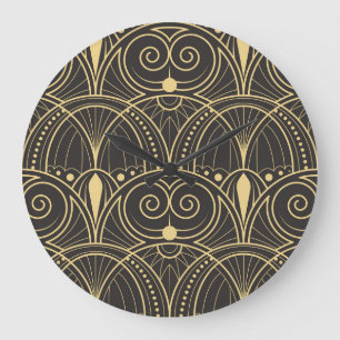 Art Deco geometrische Tegels luxe. Grote Klok