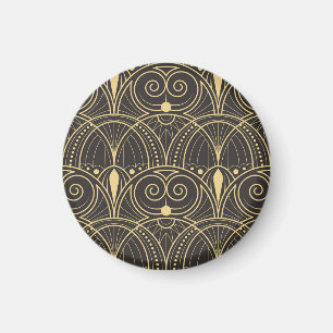 Art Deco geometrische Tegels luxe. Magneet