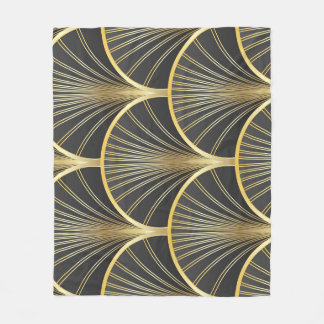 Art Deco geometrische textuur illustratie Fleece Deken