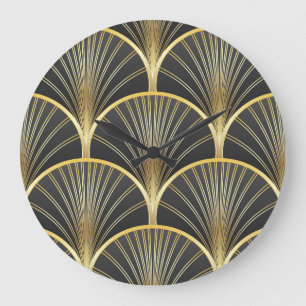 Art Deco geometrische textuur illustratie Grote Klok