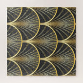 Art Deco geometrische textuur illustratie Legpuzzel (Horizontaal)