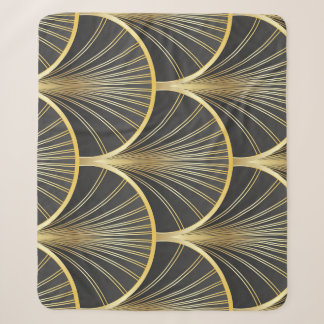 Art Deco geometrische textuur illustratie Sherpa Deken