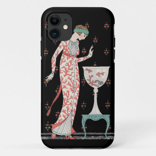 Art Deco George Barbier Goldfish iPhone 5 Hoesje