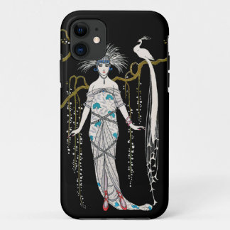 Art Deco George Barbier Peacock iPhone 5 Hoesje