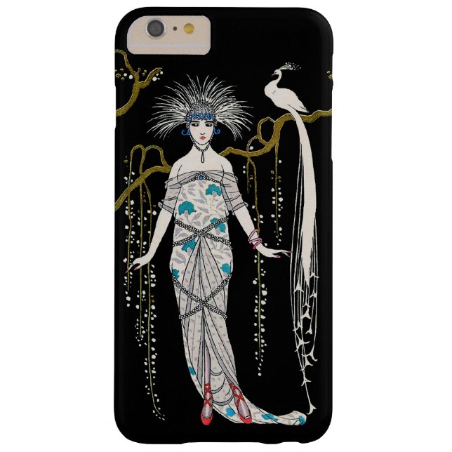 Art Deco George Barbier Peacock iPhone 6 Plus hoes (Achterkant)