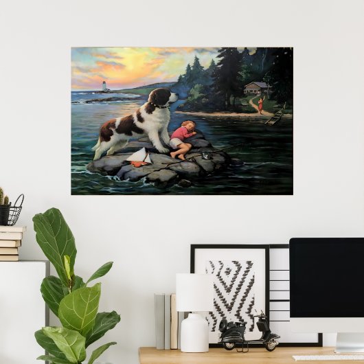 Art Deco Gevonden door Edward Mason Eggleston Poster (Thuiskantoor)