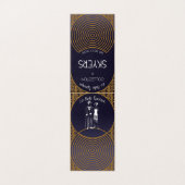 Art Deco Gevouwen Kaart (Buitenkant ongevouwen)