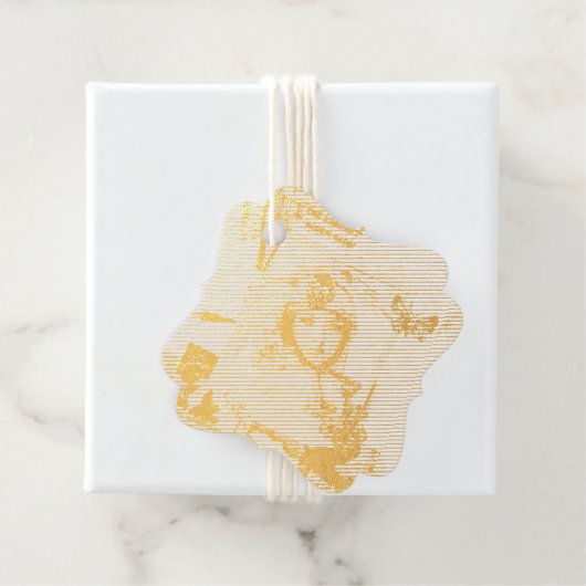 Art deco gift tag (Met doos)