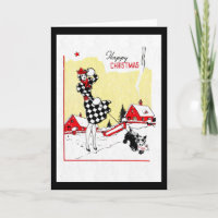 Art Deco Girl en Scotty Dog