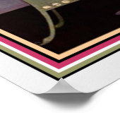 Art Déco "Girl On Chaise" Imprimer 12 x 16 (Coin)