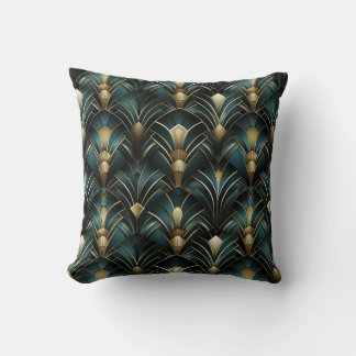 Art Deco Glamour Fluweel Kussen