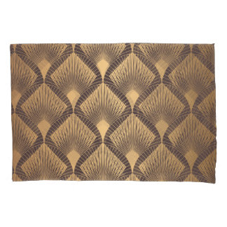 Art Deco Glamour: Gouden Schalen. Kussensloop