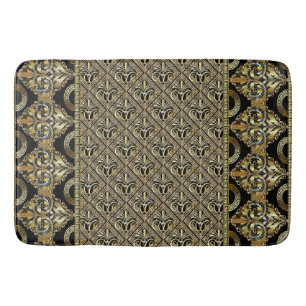 Art Deco Gold Bath Mat