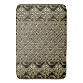 Art Deco Gold Bath Mat (Voorkant Verticaal)