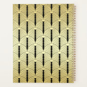 Art Déco Gold Black 1920 Elégant Mariage Gatsby (Dos)