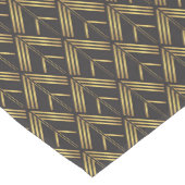 Art Deco Gold Black Arrow-patroon Medium Tafelloper (Hoek)