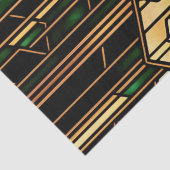 Art Deco Gold Glas in lood Tissuepapier (Detail)