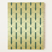 Art Déco Gold Green années 1920 Elégant Mariage Ga (Dos)