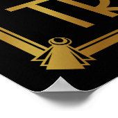 Art Déco GOLD LOLD est SWEET B/G changement de cou (Coin)