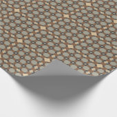 Art Deco Gold Patroon Cadeaupapier (Hoek)