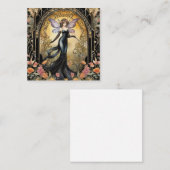 Art Deco Gothic Fairy Kaart Notitiekaartje (Voorkant / Achterkant)