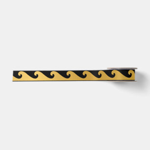 Art Deco Gouden Golven Lint