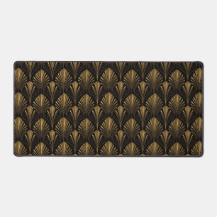 Art Deco Gouden Patroon — Elegante Vintage Geometr Bureaumat