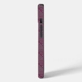 Art Deco Gray Mazes Case-Mate iPhone Case (Achterkant / Links)