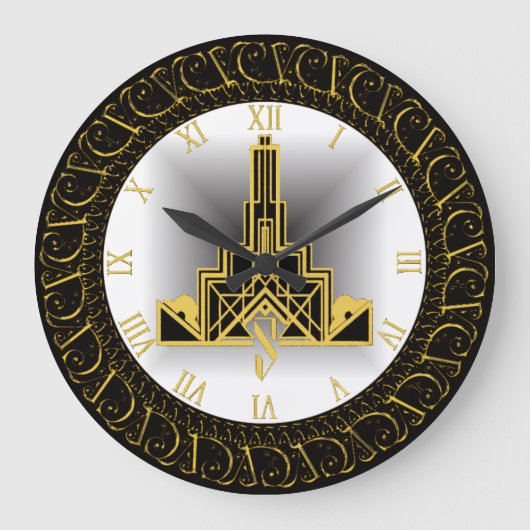 Art Deco Grote Klok (Voorkant)