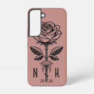 Art Deco-herinneringsroos telefoonhoesje - Samsung Galaxy Hoesje