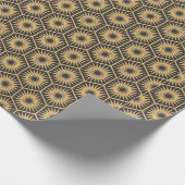 Art Deco hexagonal naadloos  behang Cadeaupapier (Hoek)