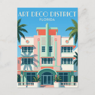Art Deco Historisch District VS Briefkaart