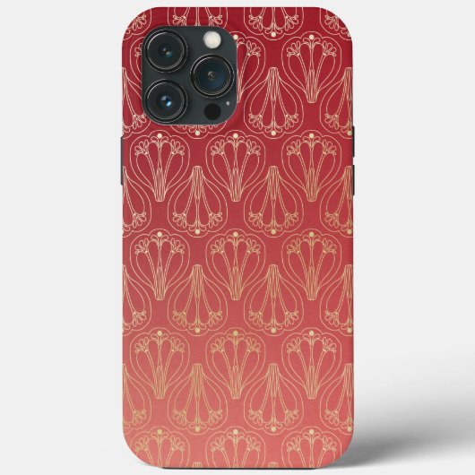 Art-Deco Hoesje-Mate iPhone Case (Achterkant)