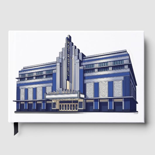 Art Deco Hostel: Vintage Traveler’s Dream Sticker (Recto)