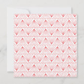 Art déco II Faire-part de mariage moderne (Dos)