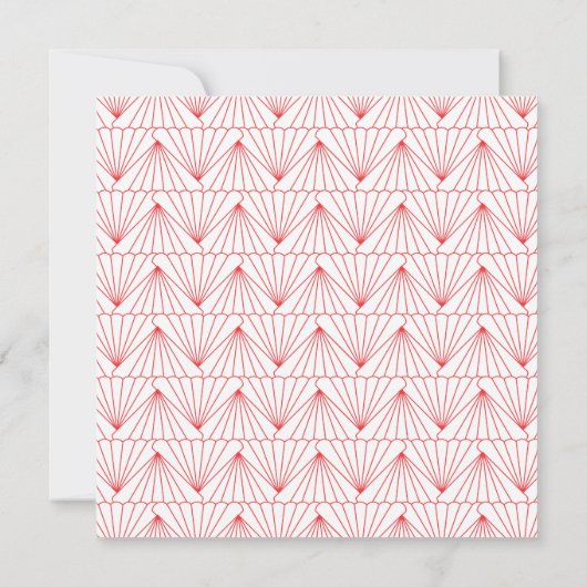 Art déco II Faire-part de mariage moderne (Dos)