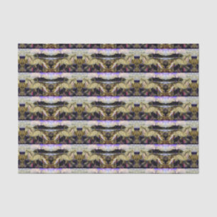 Art Deco IJslandse paarden Tissuepapier