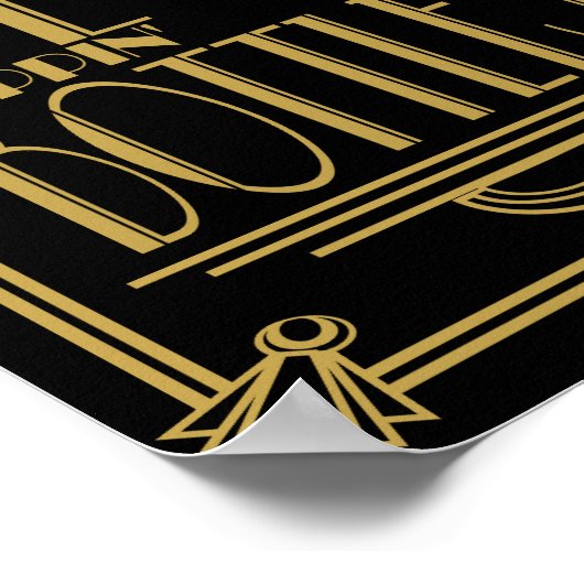 Art déco "Il pop la question" Imprimer (Coin)