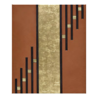 Art Deco in goud en bruin