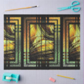 Art Deco in groen en goud Tissuepapier (Craft)