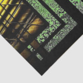 Art Deco in groen en goud Tissuepapier (Detail)