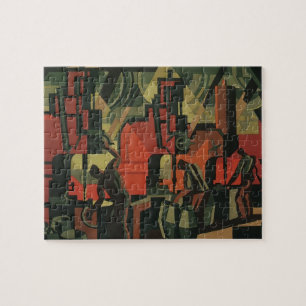 Art Deco industriële productie uit het verleden Legpuzzel