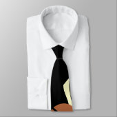 ART DECO INSPIRED NECKTIE BLACK STROPDAS (Gebonden)