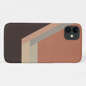 ART DECO iPhone 11 coque (mauve/noir) (Dos (Horizontal))