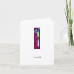 Art Déco Iris - Enregistrer la carte Date