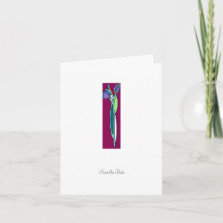 Art Déco Iris - Enregistrer la carte Date