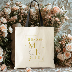 Art Deco jaren 20 Gatsby Trouwtas Tote Bag