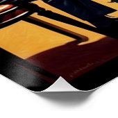 Art Déco Jazz Age Band et affiche de chanteurs. (Coin)