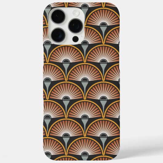 Art Deco Jazz Age Sunset Jukebox Case-Mate iPhone Case (Achterkant)