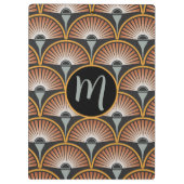 Art Deco Jazz Age Sunset Jukebox Klembord (Achterkant)